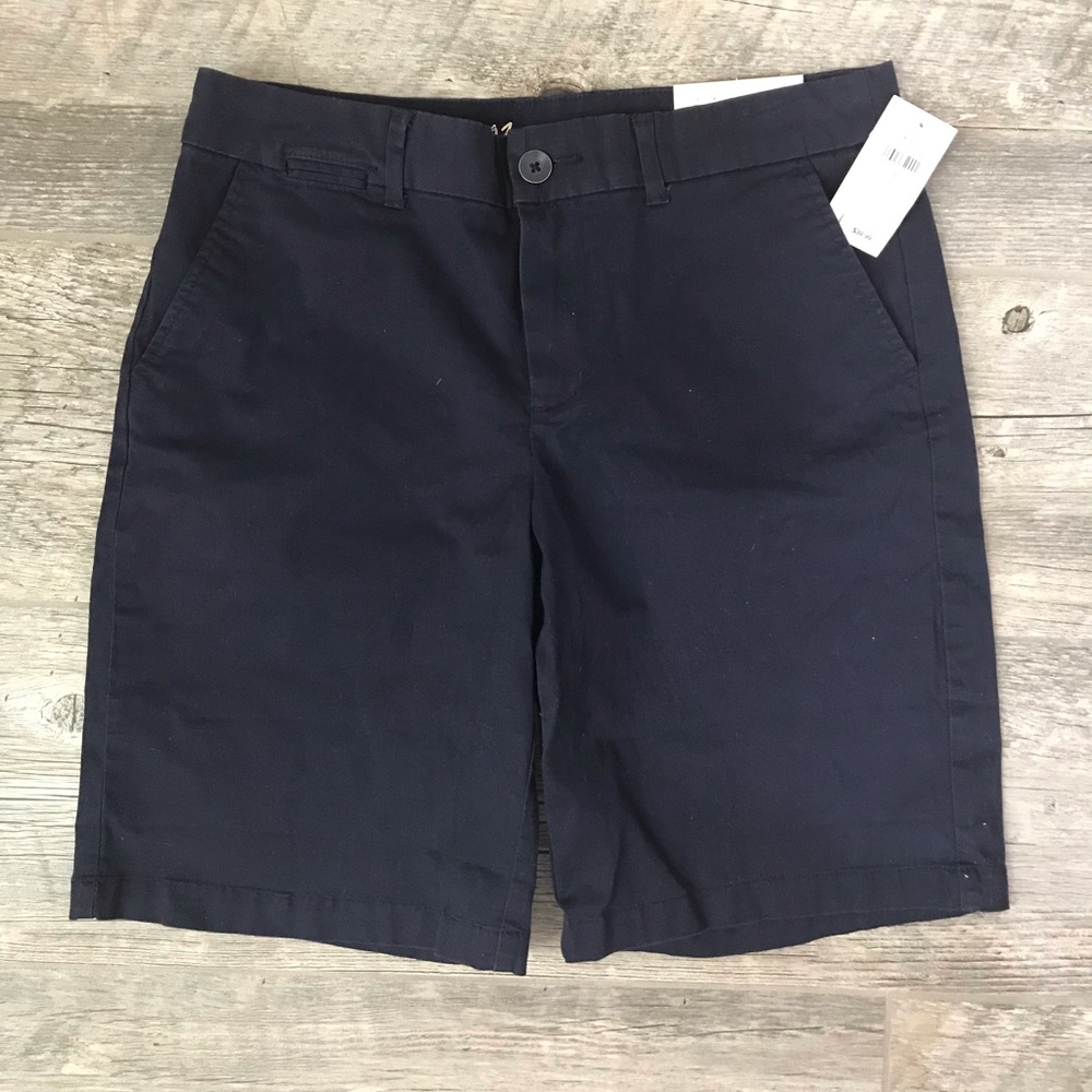 GAP navy blue roll up shorts